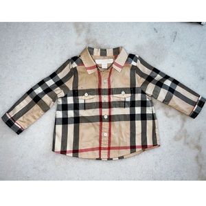 Authentic Burberry infant boys dress shirt